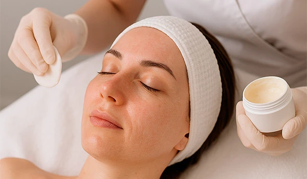 Пилинг для лица при розацеа